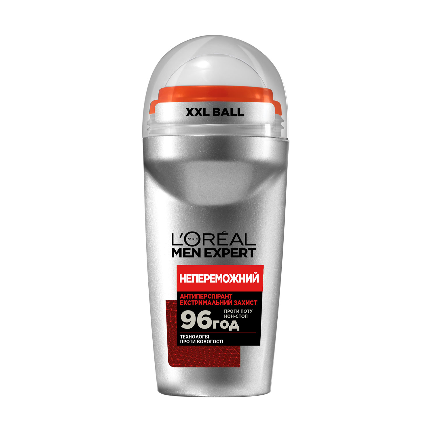 Кульковий дезодорант-антиперспірант L'Oreal Men Expert Непереможний, чоловічий, 50 мл