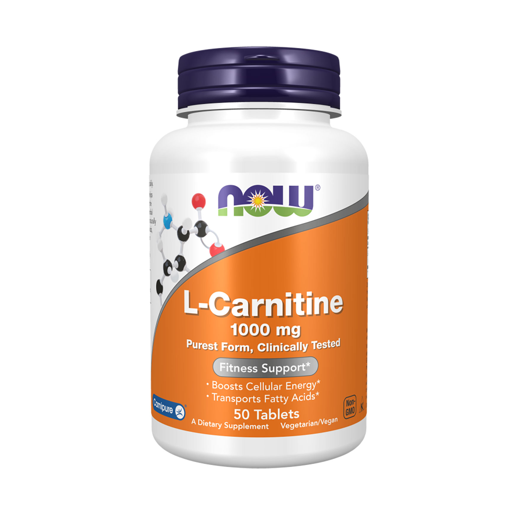 L-Карнітин NOW foods L-Carnitine 1000 мг, 50 таблеток